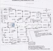 Floor Plan of Sadhan Residency Ii